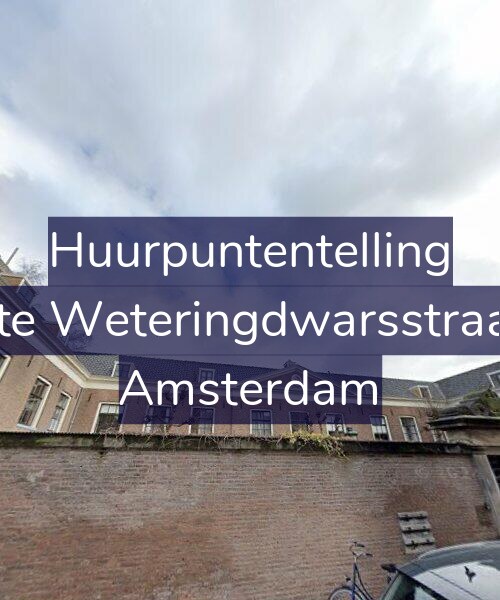 Foto gevel Huurpuntentelling voor Eerste Weteringdwarsstraat 95, Amsterdam