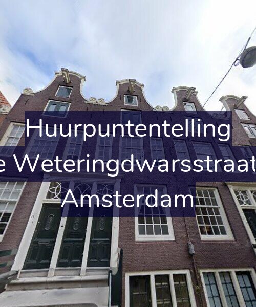 Foto gevel Huurpuntentelling voor Eerste Weteringdwarsstraat 13-1, Amsterdam