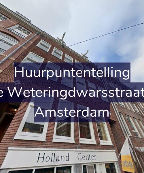 Foto gevel Huurpuntentelling voor Eerste Weteringdwarsstraat 50-3, Amsterdam