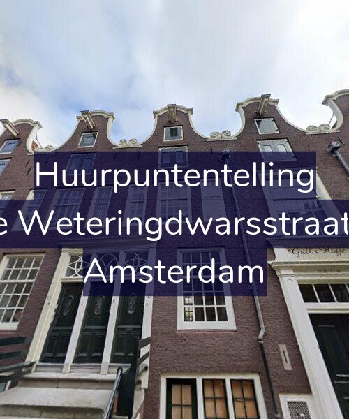 Foto gevel Huurpuntentelling voor Eerste Weteringdwarsstraat 17-1, Amsterdam