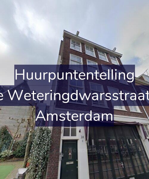 Foto gevel Huurpuntentelling voor Eerste Weteringdwarsstraat 24-1, Amsterdam