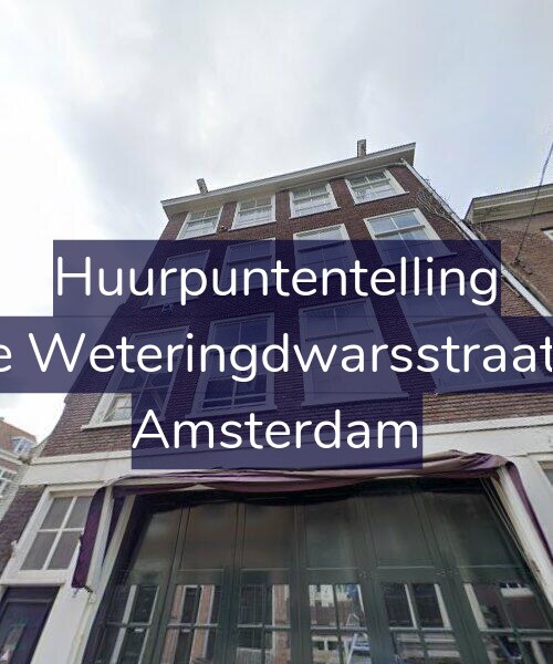 Foto gevel Huurpuntentelling voor Eerste Weteringdwarsstraat 24-2, Amsterdam
