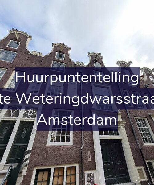 Foto gevel Huurpuntentelling voor Eerste Weteringdwarsstraat 25, Amsterdam