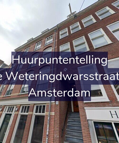 Foto gevel Huurpuntentelling voor Eerste Weteringdwarsstraat 54-B, Amsterdam