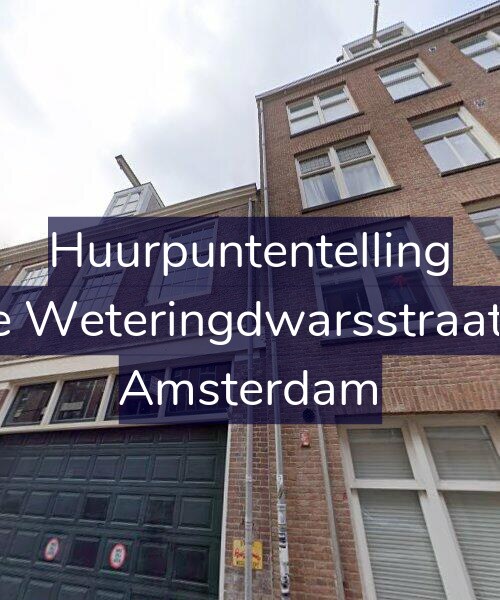 Foto gevel Huurpuntentelling voor Eerste Weteringdwarsstraat 38-1, Amsterdam