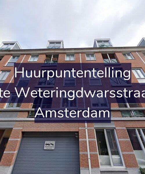 Foto gevel Huurpuntentelling voor Eerste Weteringdwarsstraat 67, Amsterdam