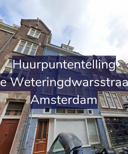 Foto gevel Huurpuntentelling voor Eerste Weteringdwarsstraat 1-1, Amsterdam