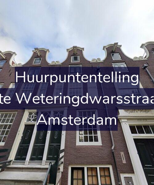 Foto gevel Huurpuntentelling voor Eerste Weteringdwarsstraat 23, Amsterdam