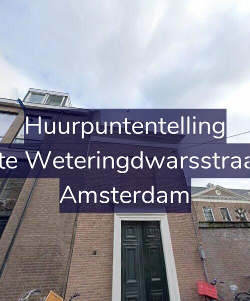 Foto gevel Huurpuntentelling voor Eerste Weteringdwarsstraat 87, Amsterdam