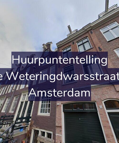 Foto gevel Huurpuntentelling voor Eerste Weteringdwarsstraat 43-1, Amsterdam
