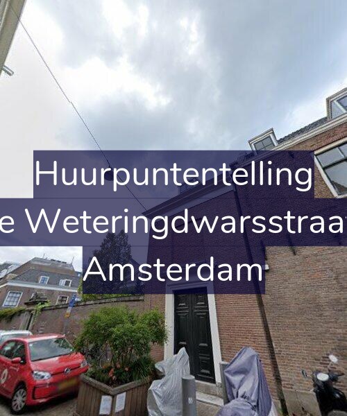 Foto gevel Huurpuntentelling voor Eerste Weteringdwarsstraat 105, Amsterdam