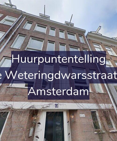Foto gevel Huurpuntentelling voor Eerste Weteringdwarsstraat 48-D, Amsterdam