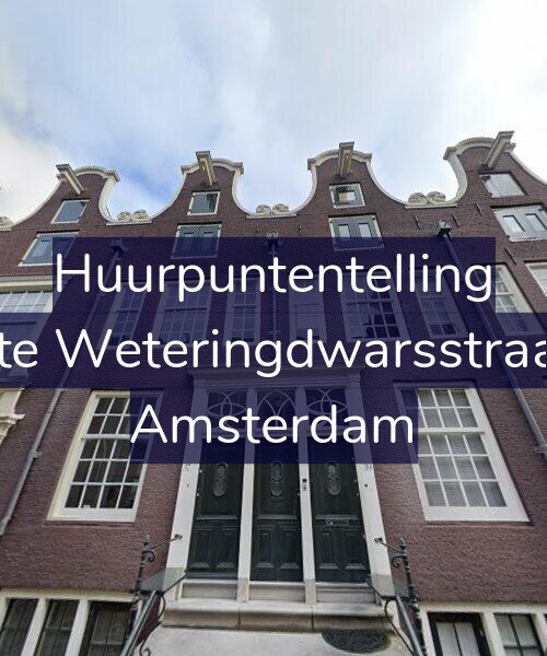 Foto gevel Huurpuntentelling voor Eerste Weteringdwarsstraat 27, Amsterdam