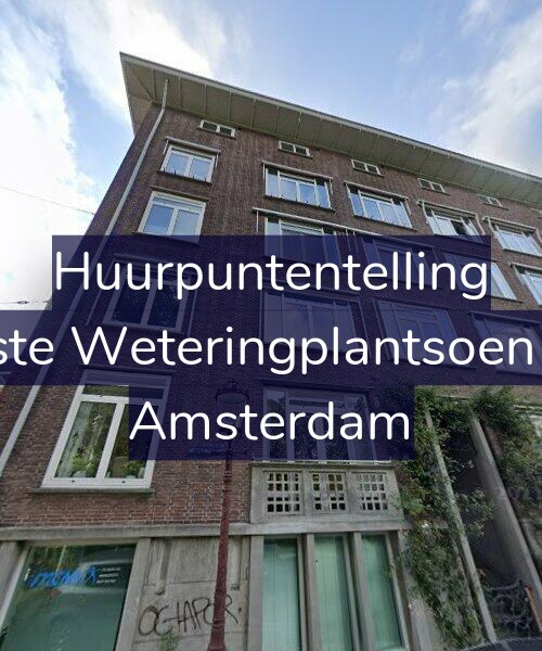 Foto gevel Huurpuntentelling voor Eerste Weteringplantsoen 2-1, Amsterdam