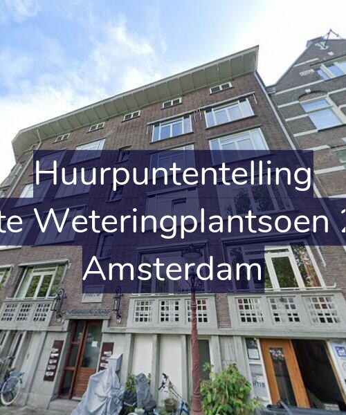 Foto gevel Huurpuntentelling voor Eerste Weteringplantsoen 2-C2, Amsterdam