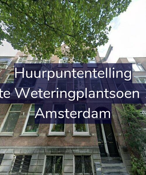 Foto gevel Huurpuntentelling voor Eerste Weteringplantsoen 10-1, Amsterdam