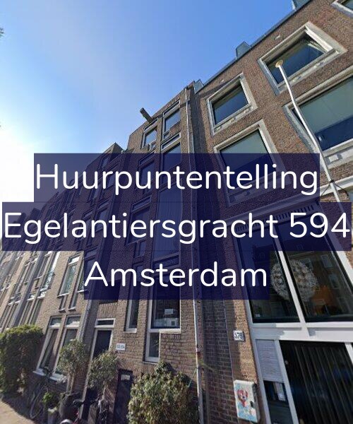 Foto gevel Huurpuntentelling voor Egelantiersgracht 594, Amsterdam