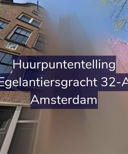 Foto gevel Huurpuntentelling voor Egelantiersgracht 32-A, Amsterdam