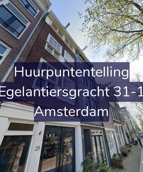 Foto gevel Huurpuntentelling voor Egelantiersgracht 31-1, Amsterdam
