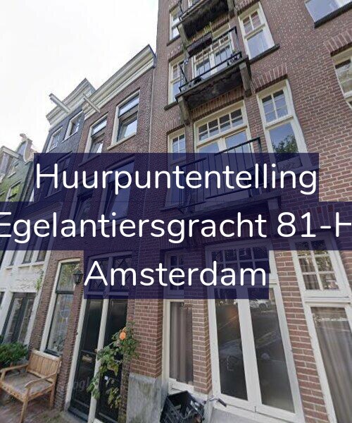 Foto gevel Huurpuntentelling voor Egelantiersgracht 81-H, Amsterdam