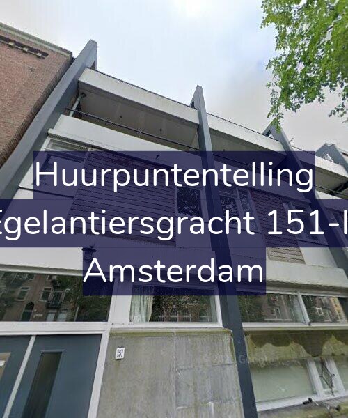 Foto gevel Huurpuntentelling voor Egelantiersgracht 151-B, Amsterdam