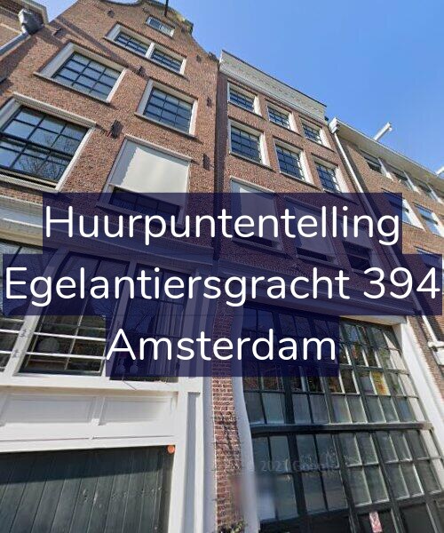 Foto gevel Huurpuntentelling voor Egelantiersgracht 394, Amsterdam
