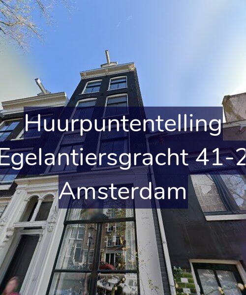 Foto gevel Huurpuntentelling voor Egelantiersgracht 41-2, Amsterdam