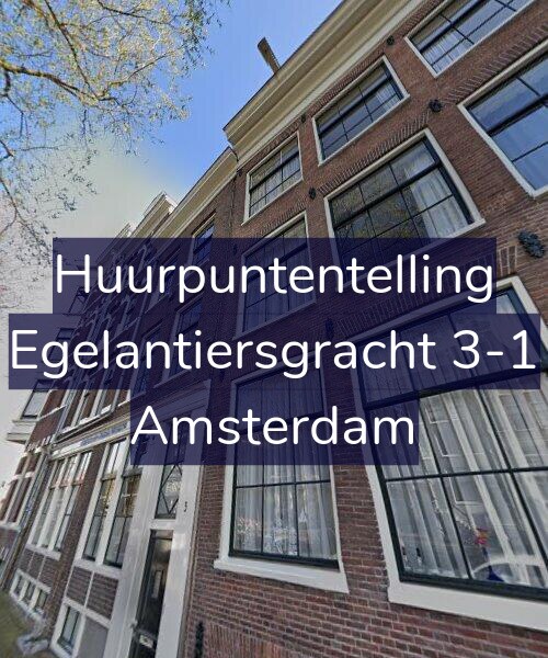 Foto gevel Huurpuntentelling voor Egelantiersgracht 3-1, Amsterdam