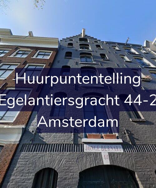 Foto gevel Huurpuntentelling voor Egelantiersgracht 44-2, Amsterdam