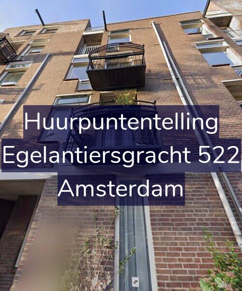 Foto gevel Huurpuntentelling voor Egelantiersgracht 522, Amsterdam