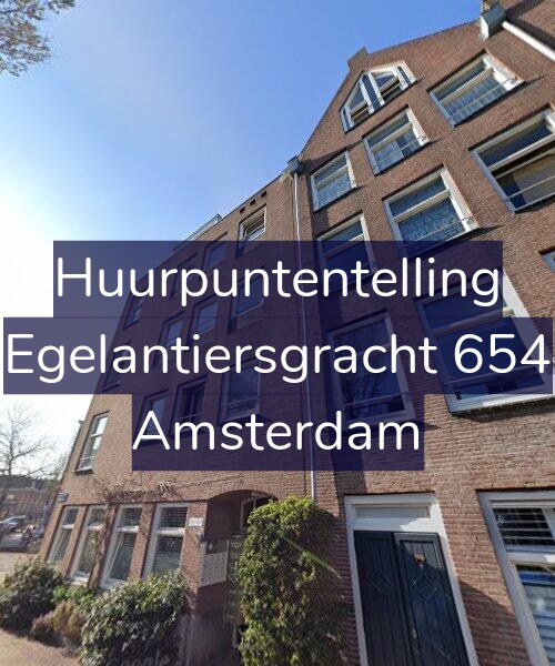 Foto gevel Huurpuntentelling voor Egelantiersgracht 654, Amsterdam