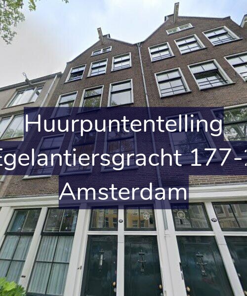 Foto gevel Huurpuntentelling voor Egelantiersgracht 177-2, Amsterdam