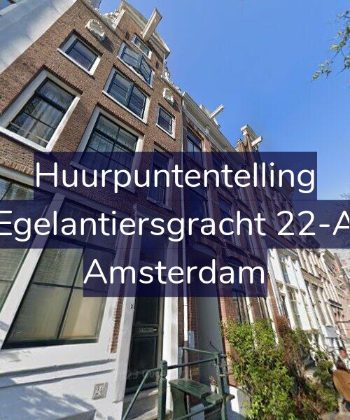 Foto gevel Huurpuntentelling voor Egelantiersgracht 22-A, Amsterdam