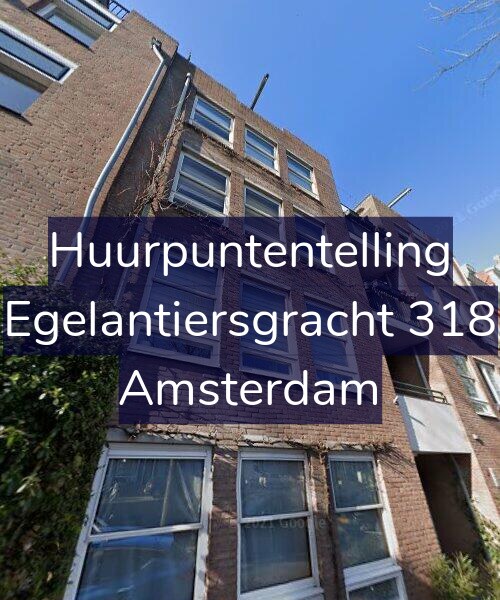 Foto gevel Huurpuntentelling voor Egelantiersgracht 318, Amsterdam
