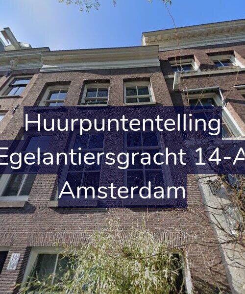 Foto gevel Huurpuntentelling voor Egelantiersgracht 14-A, Amsterdam