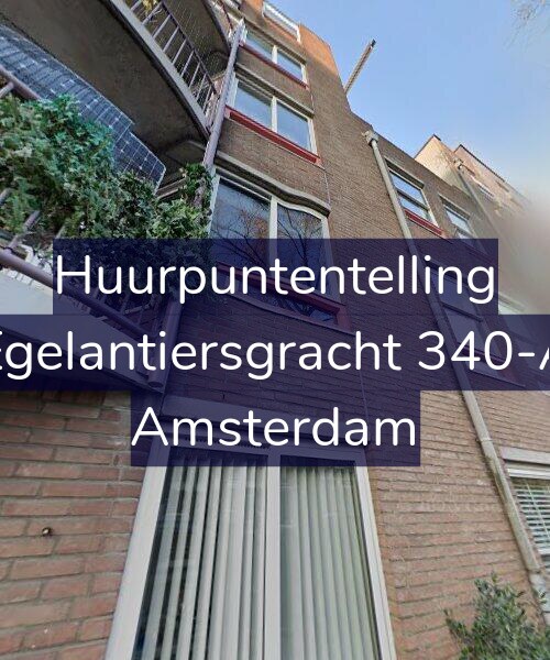 Foto gevel Huurpuntentelling voor Egelantiersgracht 340-A, Amsterdam