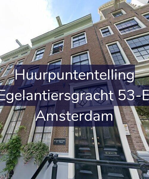 Foto gevel Huurpuntentelling voor Egelantiersgracht 53-B, Amsterdam