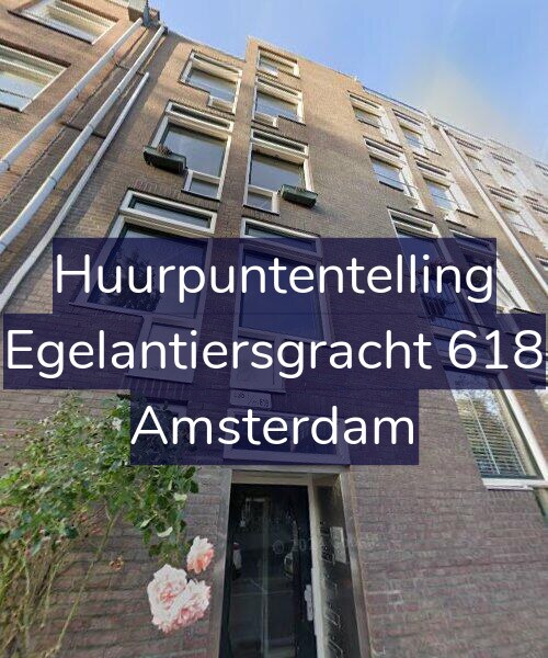 Foto gevel Huurpuntentelling voor Egelantiersgracht 618, Amsterdam