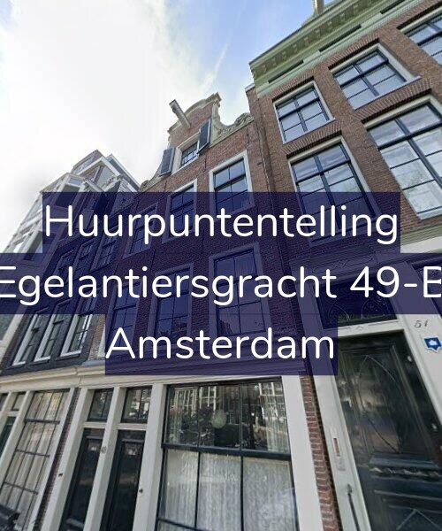 Foto gevel Huurpuntentelling voor Egelantiersgracht 49-B, Amsterdam