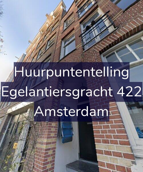 Foto gevel Huurpuntentelling voor Egelantiersgracht 422, Amsterdam