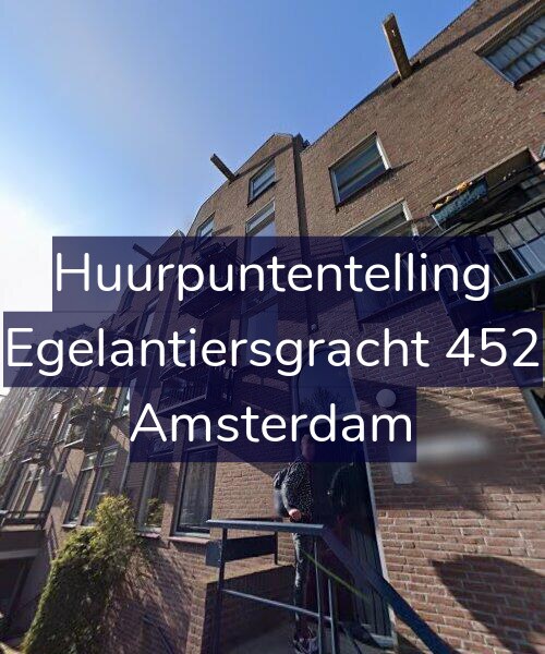 Foto gevel Huurpuntentelling voor Egelantiersgracht 452, Amsterdam