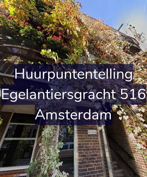 Foto gevel Huurpuntentelling voor Egelantiersgracht 516, Amsterdam
