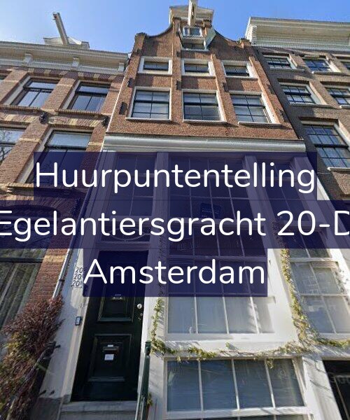 Foto gevel Huurpuntentelling voor Egelantiersgracht 20-D, Amsterdam