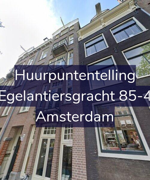 Foto gevel Huurpuntentelling voor Egelantiersgracht 85-4, Amsterdam