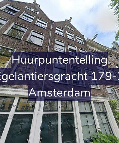 Foto gevel Huurpuntentelling voor Egelantiersgracht 179-2, Amsterdam