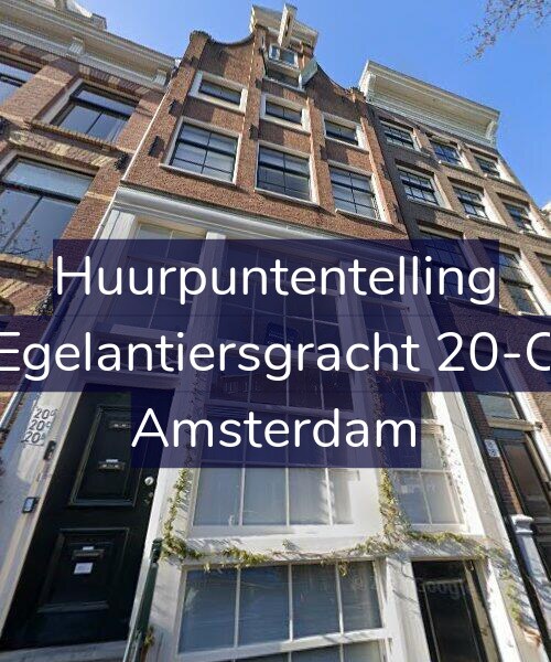 Foto gevel Huurpuntentelling voor Egelantiersgracht 20-C, Amsterdam