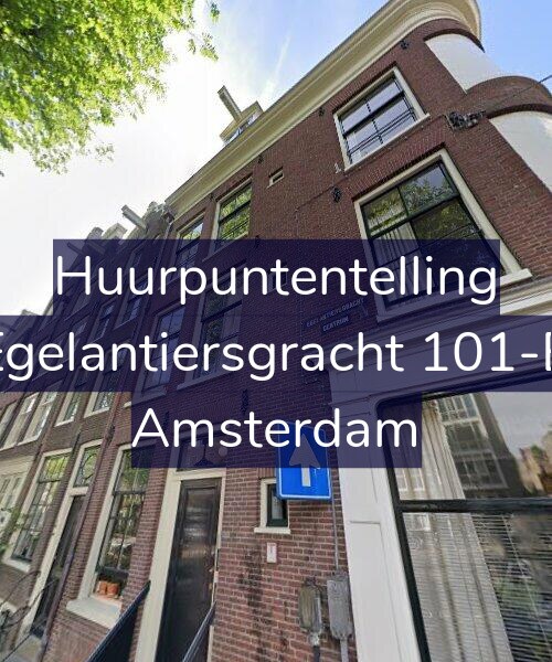 Foto gevel Huurpuntentelling voor Egelantiersgracht 101-B, Amsterdam