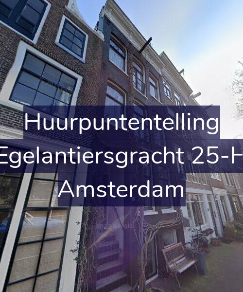 Foto gevel Huurpuntentelling voor Egelantiersgracht 25-H, Amsterdam