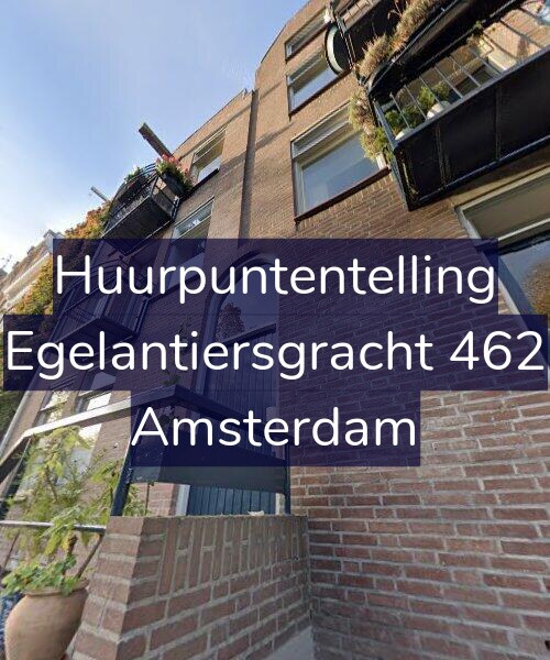 Foto gevel Huurpuntentelling voor Egelantiersgracht 462, Amsterdam
