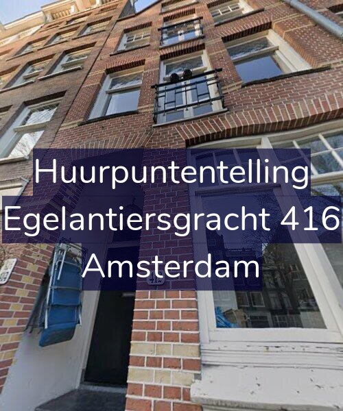Foto gevel Huurpuntentelling voor Egelantiersgracht 416, Amsterdam